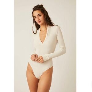 Free People Do it Right Bodysuit Size M NWT